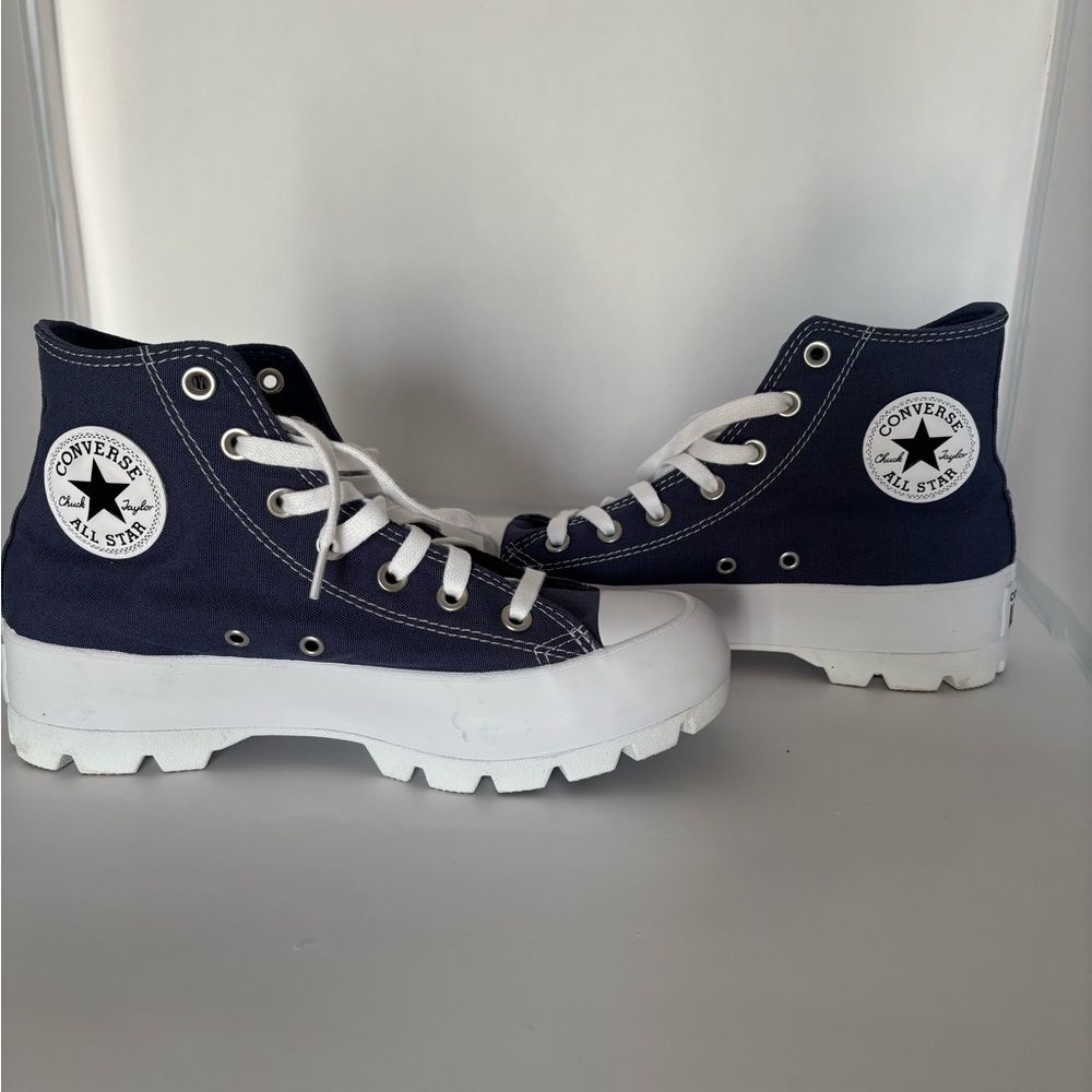 Converse All Star blue High-Tops - Picture 1 of 10